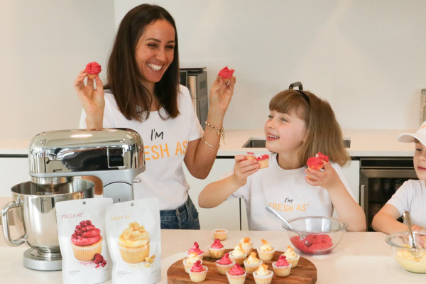 Fresh As icing on cupcakes