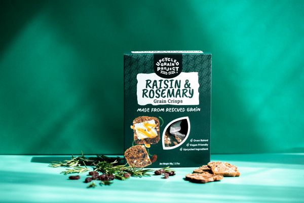 Upcycled Grain Project raisin and rosemary
