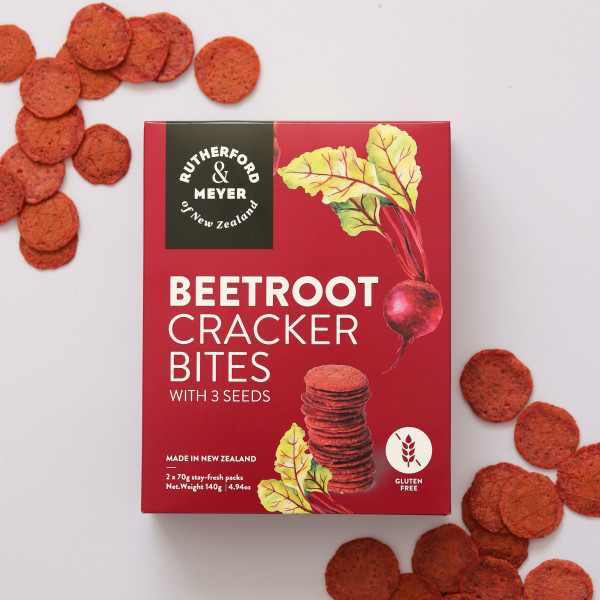 beetroot cracker bites