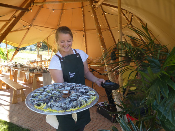 Platter share at Ripe Wanaka festival