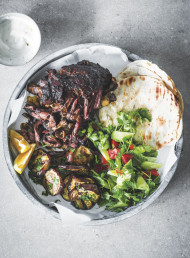 Slow-roasted Lamb Leg Flatbreads 