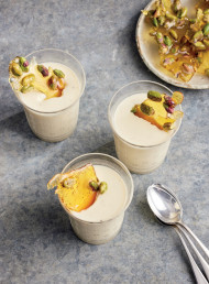 Vanilla, Yoghurt and Rosewater Panna Cotta