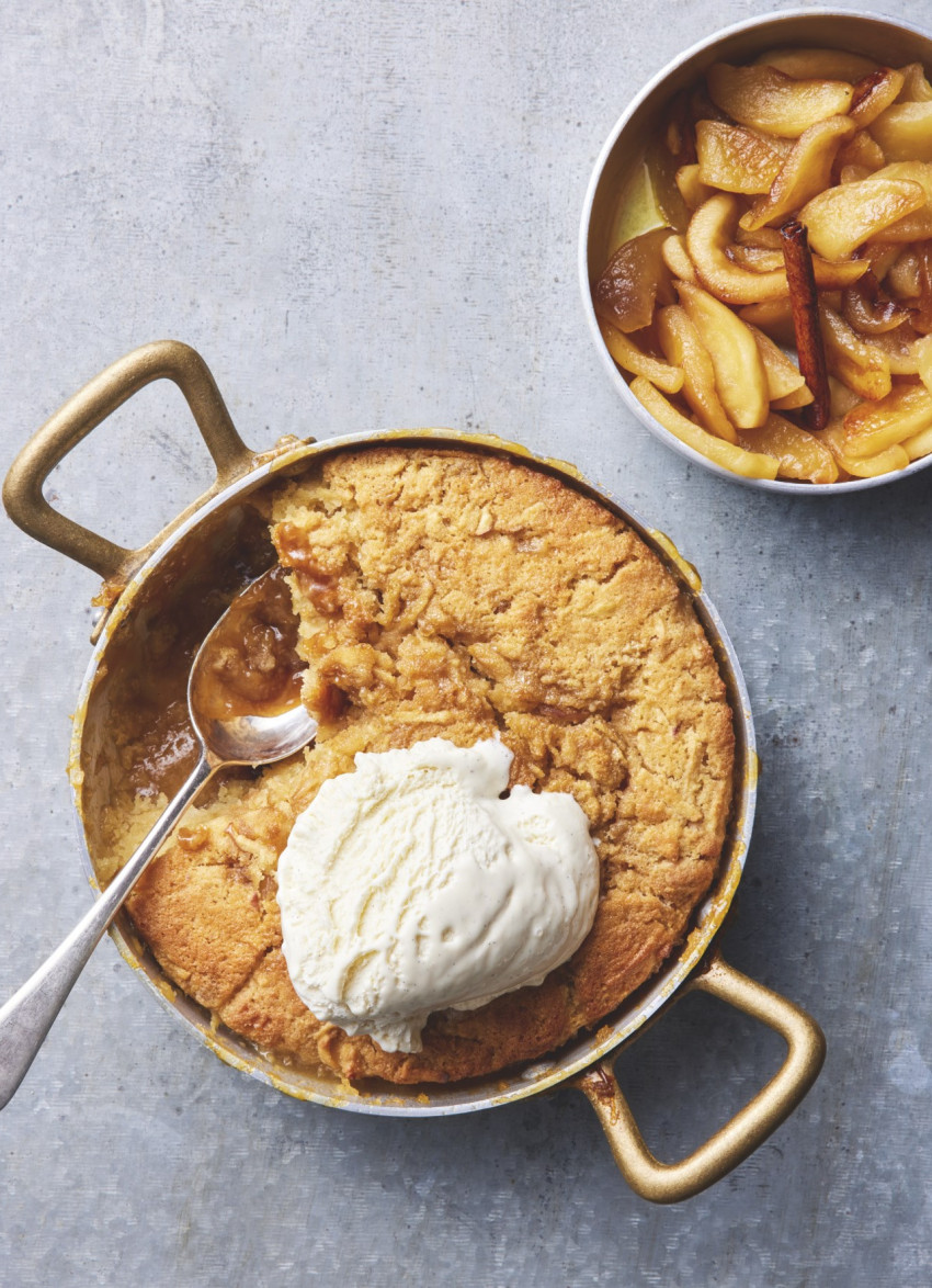 Apple, Ginger and Caramel Self-saucing Pudding