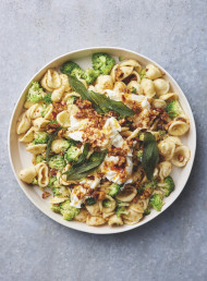 Orecchiette and Broccoli with Brown Butter and Hazelnut Crumbs