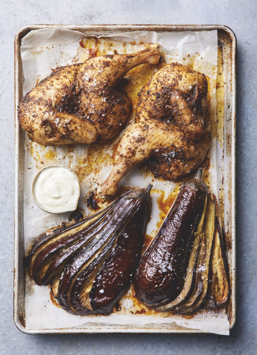 Turkish Roast Chicken and Eggplant