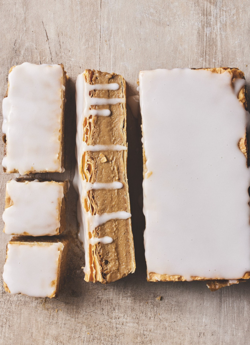 Espresso Coffee Custard Slice