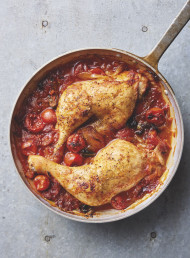 Kick-up-your-dinner Kimchi Roasted Chicken 