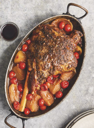 Slow-roasted Provençal Leg of Lamb