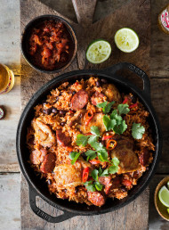 Chicken, Chorizo and Black Bean Rice