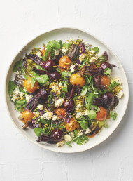 Roasted Beetroot, Blue Cheese and Pistachio Salad 