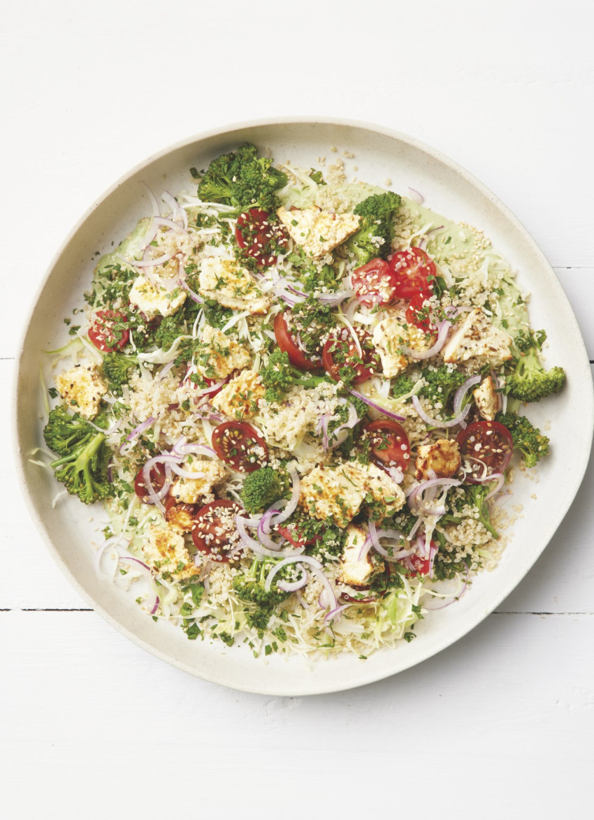 Broccoli, Quinoa and Tomato Salad