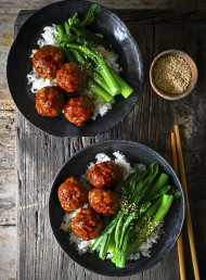 Hoisin Ginger Meatballs