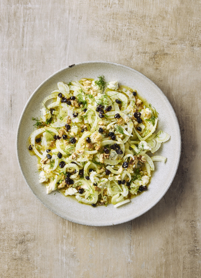 SHAVED FENNEL AND STRACCIATELLA SALAD