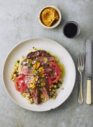 Warm Chickpea, Tomato and Currant Salad