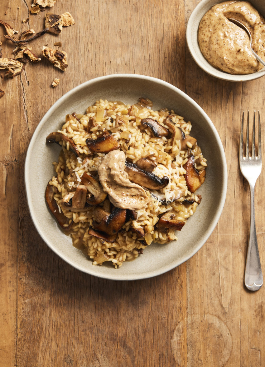 Dried Porchini Mushroom Risotto