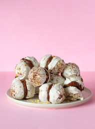 Chocolate & Hazelnut Meringue Sandwiches