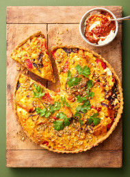 Pumpkin and Kumara Tart