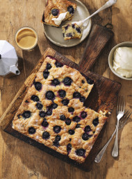 My go-to Blueberry and Olive Oil Snacking Cake