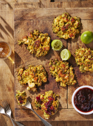 Thai Red Curry Prawn and Cabbage Fritters