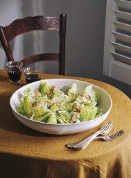 Crispy Cos Salad with Kiwi Ranch Dressing