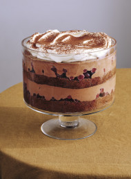 Easter Chocolate and Cherry Trifle 