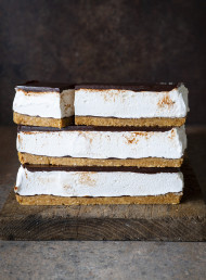 Salted Chocolate and Marshmallow Slice 