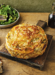 Lamb and Spinach Filo Pie