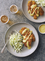 Curry Crumbed Chicken Schnitzel