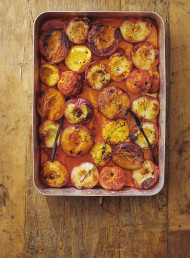 Vanilla and Orange Roasted Stone Fruit 