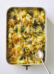 Baked Gnocchi with Fennel and Corn