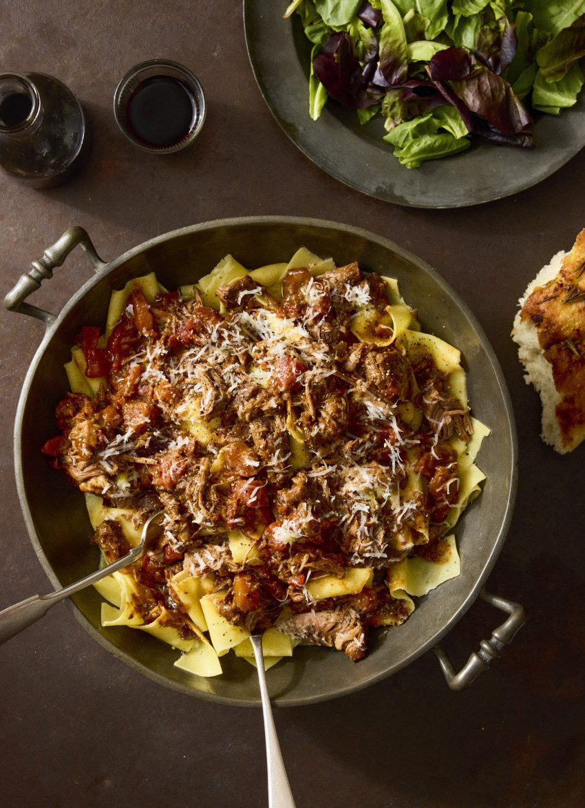 Red Wine and Herb Braised Lamb Ragu
