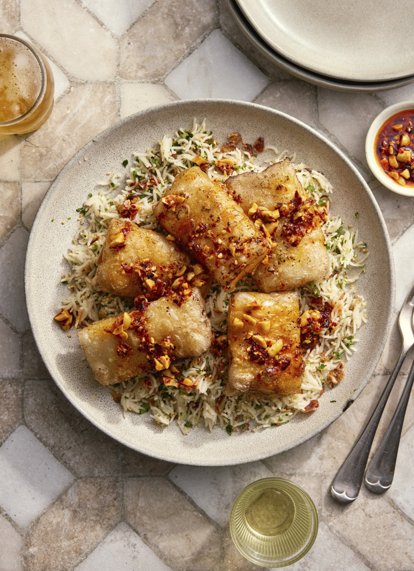 Crispy Rice Paper Fish