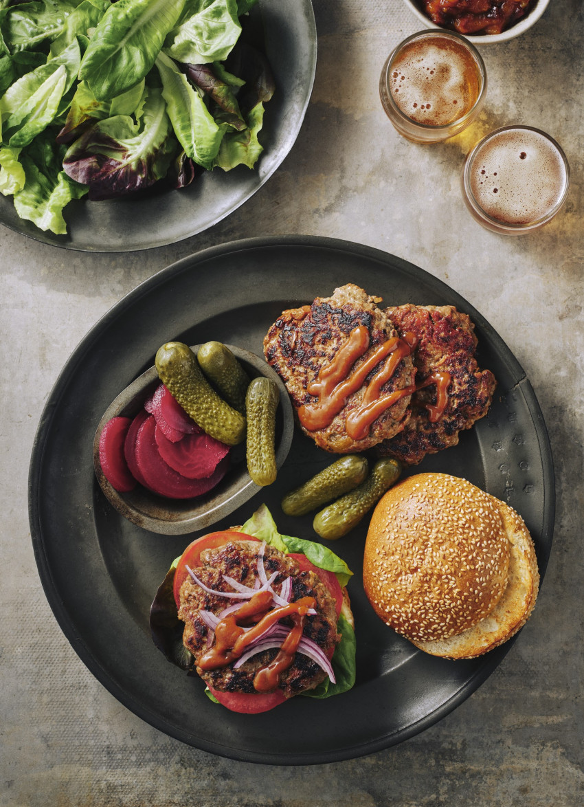 Lamb Kofta-style Burgers