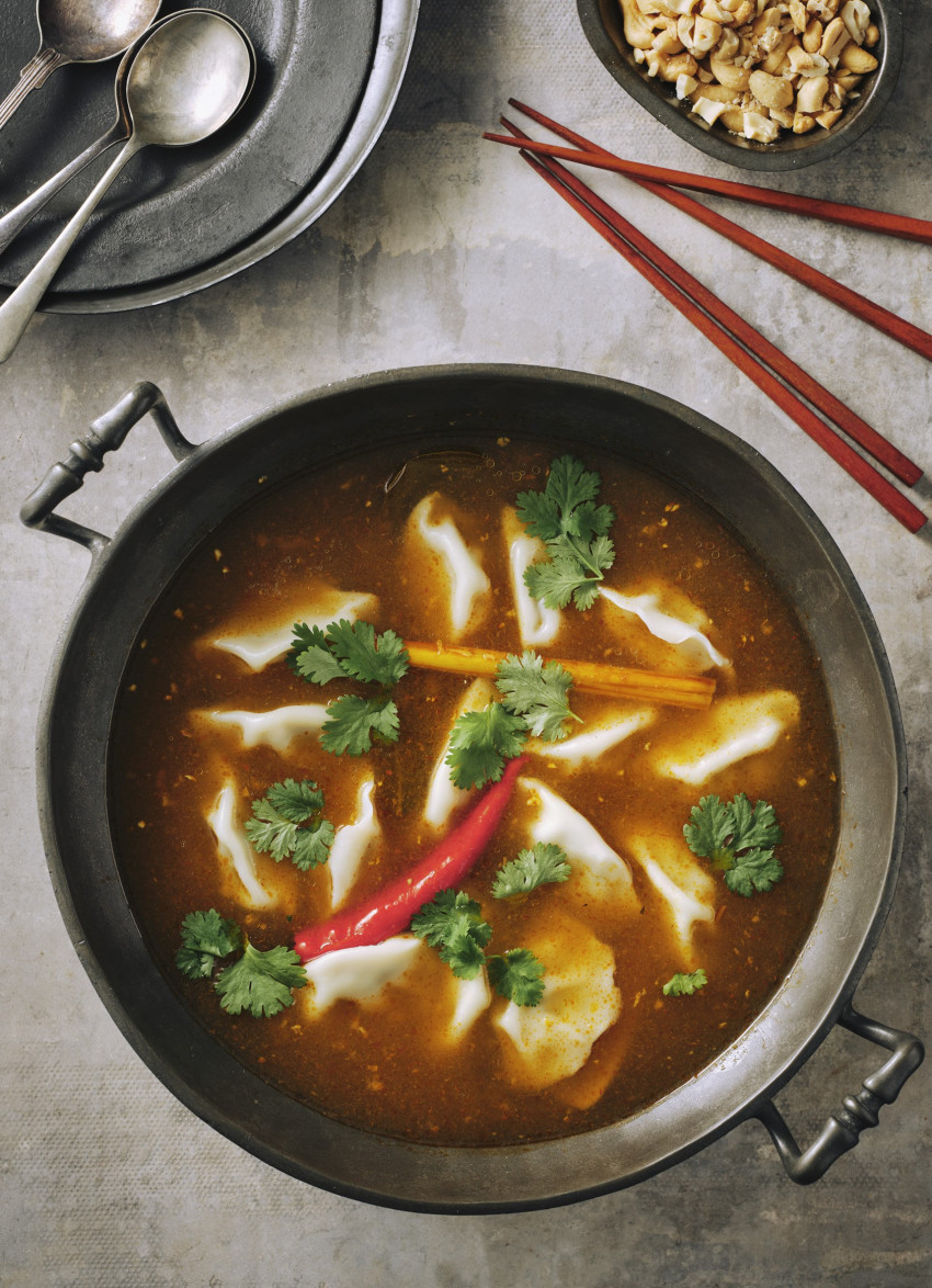 Thai Red Curry Hot and Sour Soup