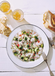 Island-style Ceviche with Coconut and Lime