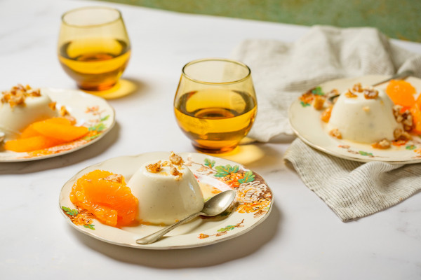 Clevedon Buffalo co vanilla panna cotta