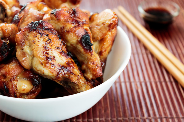 Sticky chicken