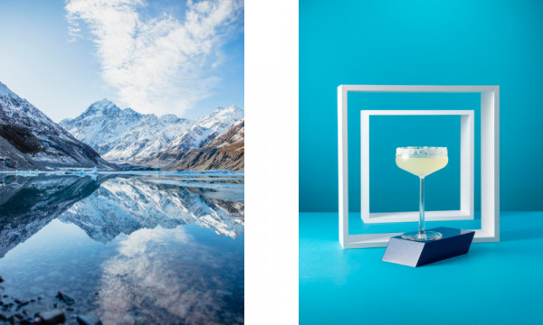 Yonder's Gin Margarita cocktail inspired by the theme of nature