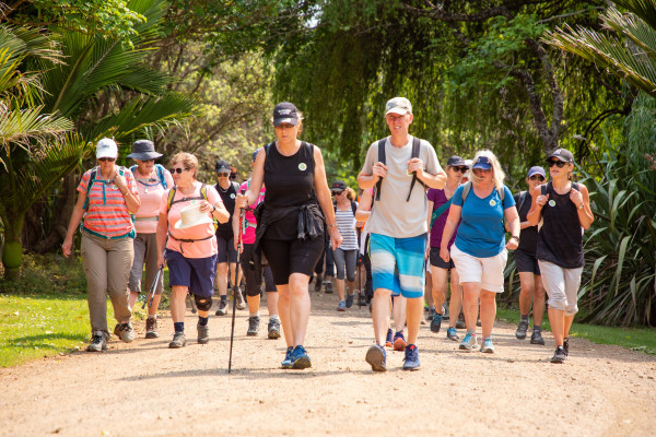 Waiheke Walking festival participants