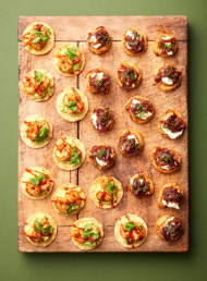 Cheesy Palmiers with Caramelised Red Onions