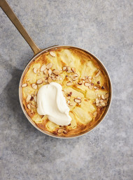 Baked Pear, Ginger and Citrus Custard Pudding