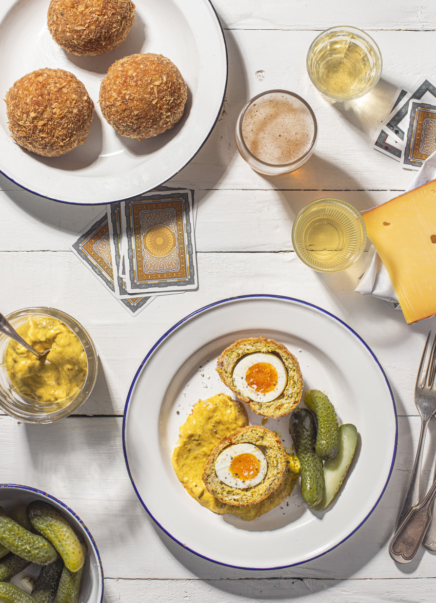 Chicken Katsu Scotch Eggs