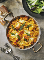 Baked Pasta with Pumpkin, Sage and Cheese