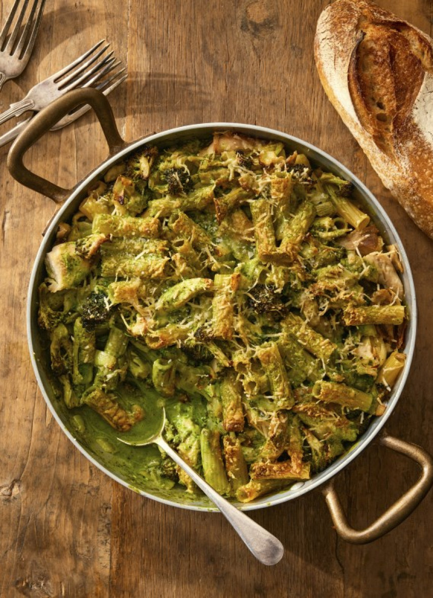 Super-green Chicken Pasta Bake