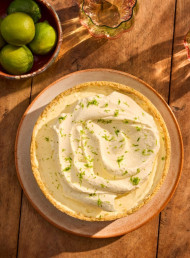 No-bake Lime and Coconut Cheesecake