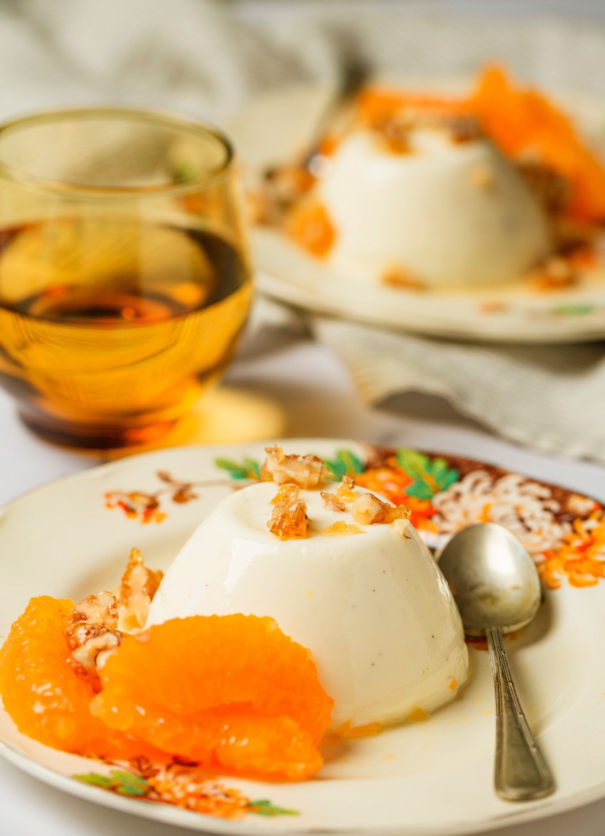 Clevedon Buffalo Company vanilla panna cotta