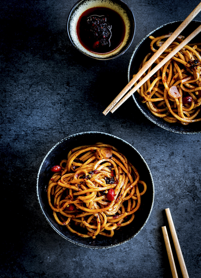 Peanut, Sesame and Chilli Noodles