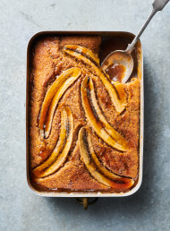 Banana and Rum Self-saucing Pudding