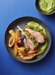 Colin's Rack of Lamb with a Pistachio and Herb Crust