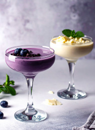 Blueberry Fool + Gooseberry Fool